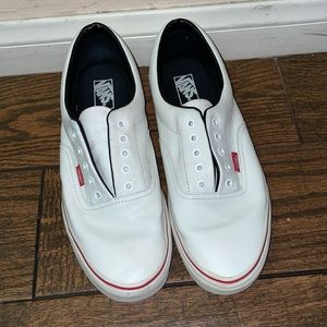 Vans Era White Leather Size 13